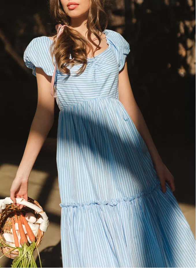 Leanna Dress in Blue sold by Ivy City Co product image thumbnail 3