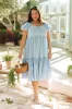 Leanna Dress in Blue - FINAL SALE sold by Ivy City Co
