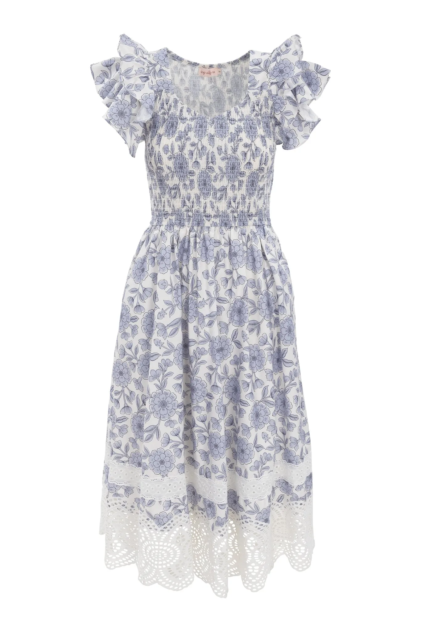Hattie Dress in Blue Floral - FINAL SALE sold by Ivy City Co product image thumbnail 4