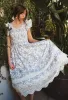 Hattie Dress in Blue Floral - FINAL SALE sold by Ivy City Co