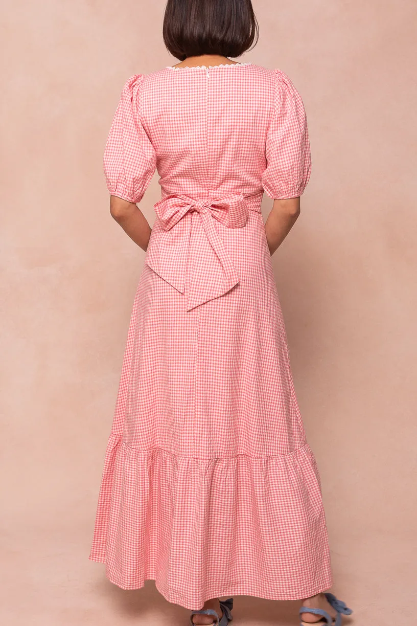 Hannah Dress in Pink Gingham sold by Ivy City Co product image thumbnail 3