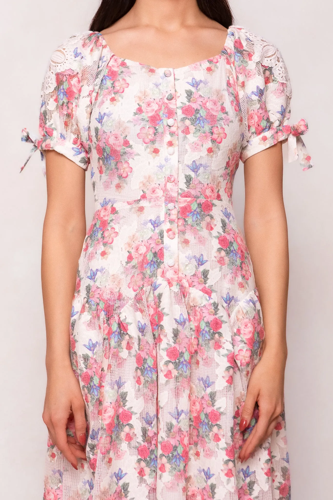 Lizzy Dress in Pink Floral - FINAL SALE sold by Ivy City Co product image thumbnail 4