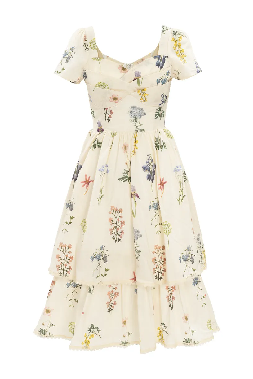 Marie Dress in Cream Floral - FINAL SALE sold by Ivy City Co