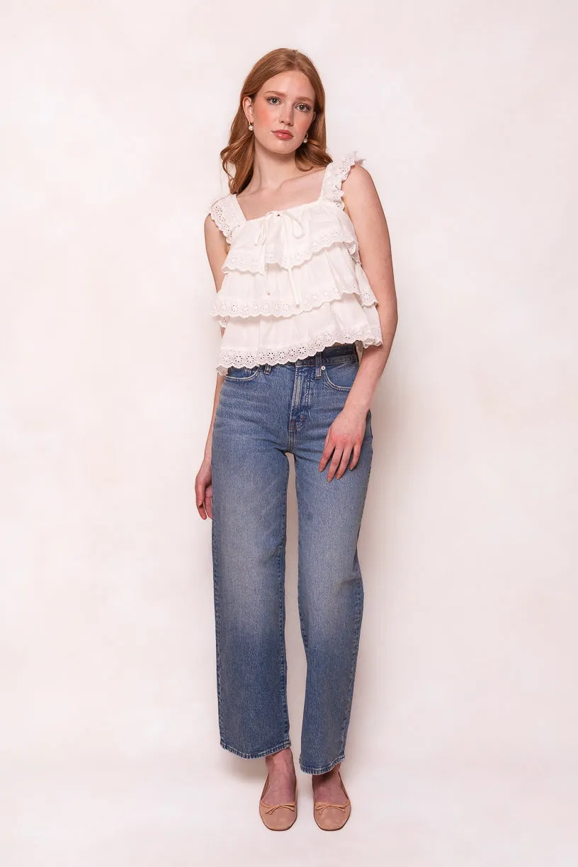 Gabby Top in White - FINAL SALE sold by Ivy City Co product image thumbnail 2