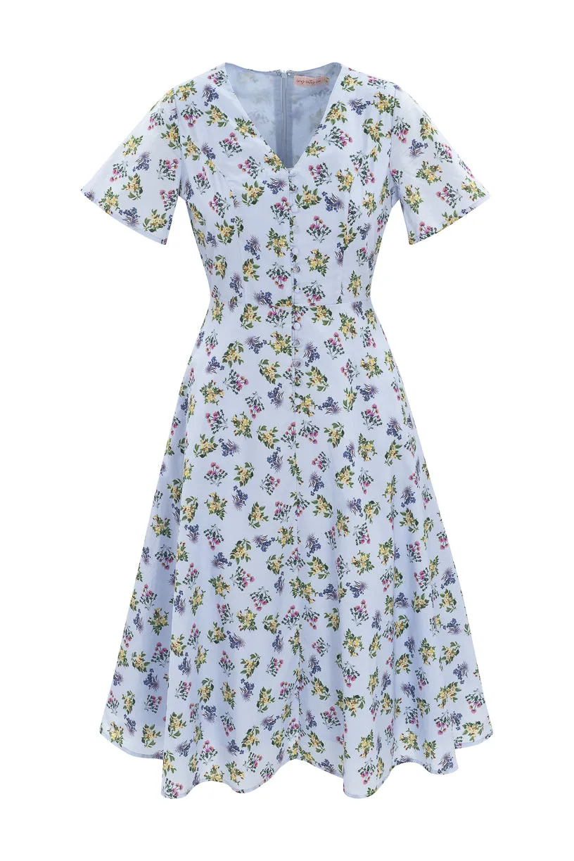 Allie Dress in Blue Floral - FINAL SALE sold by Ivy City Co product image thumbnail 5