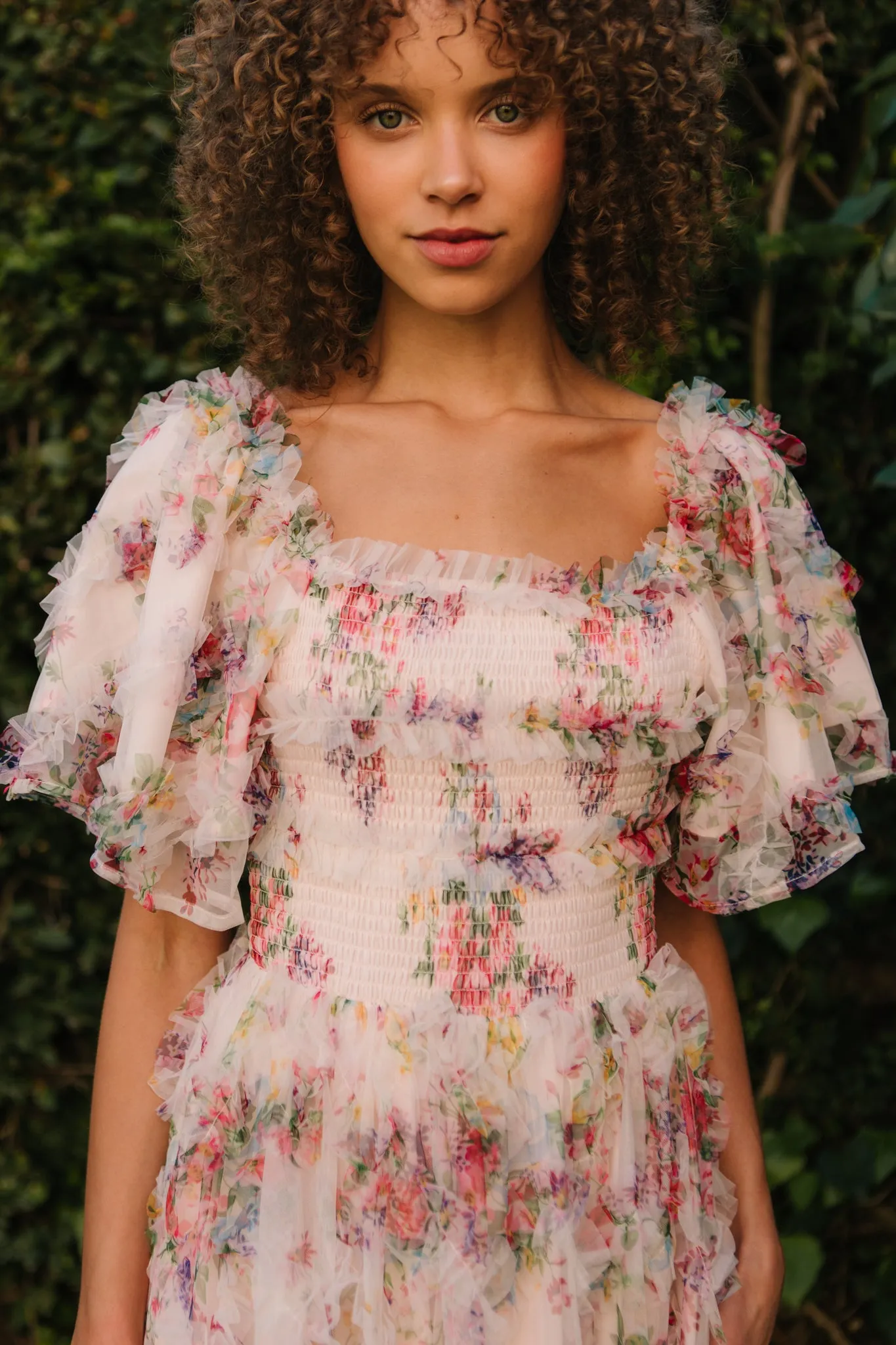Florentina Dress in Pink Floral sold by Ivy City Co product image thumbnail 2