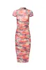 Brynn Short Sleeve Dress in Multicolor Floral - FINAL SALE sold by Ivy City Co