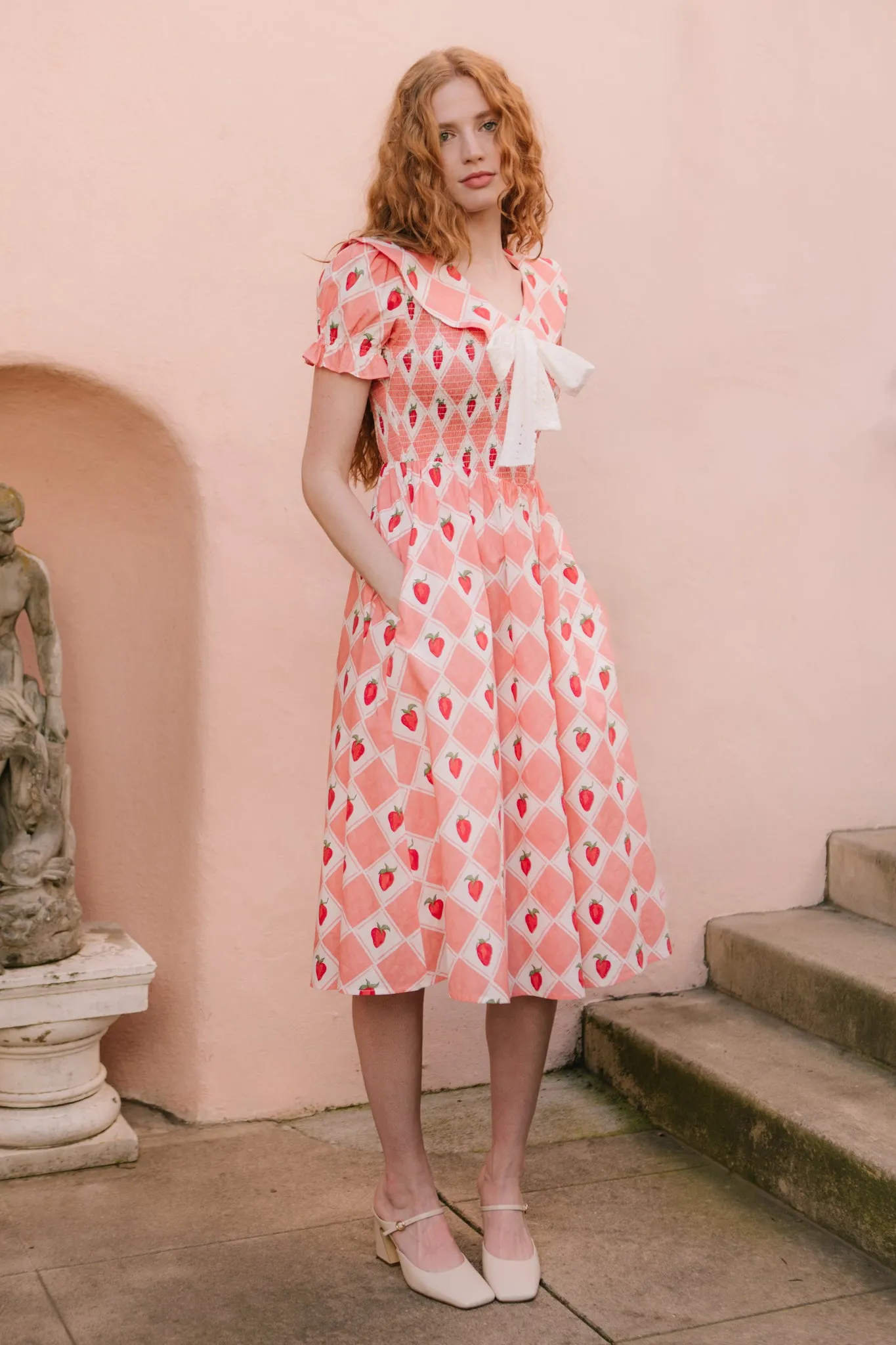 Alice Dress in Strawberry - FINAL SALE sold by Ivy City Co product image thumbnail 3