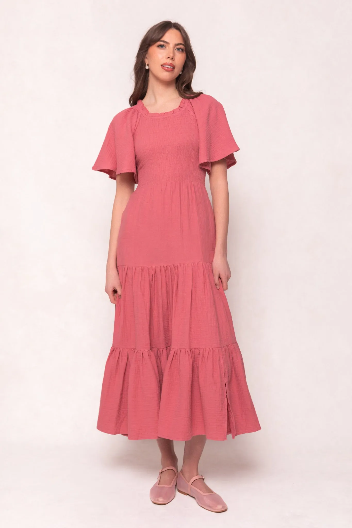 Jovie Dress in Pink sold by Ivy City Co product image thumbnail 2
