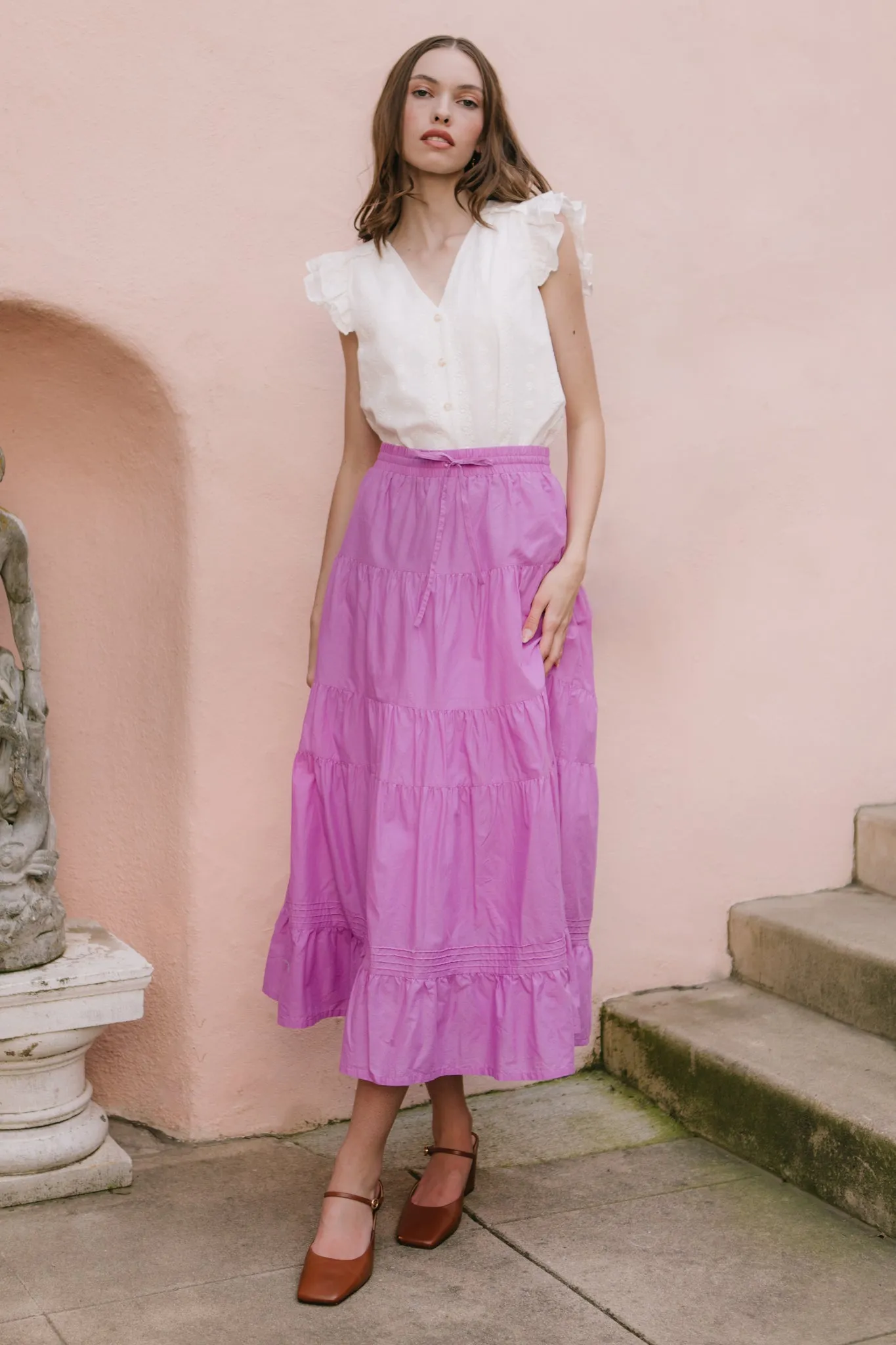 Lana Blouse in White Eyelet sold by Ivy City Co product image thumbnail 5
