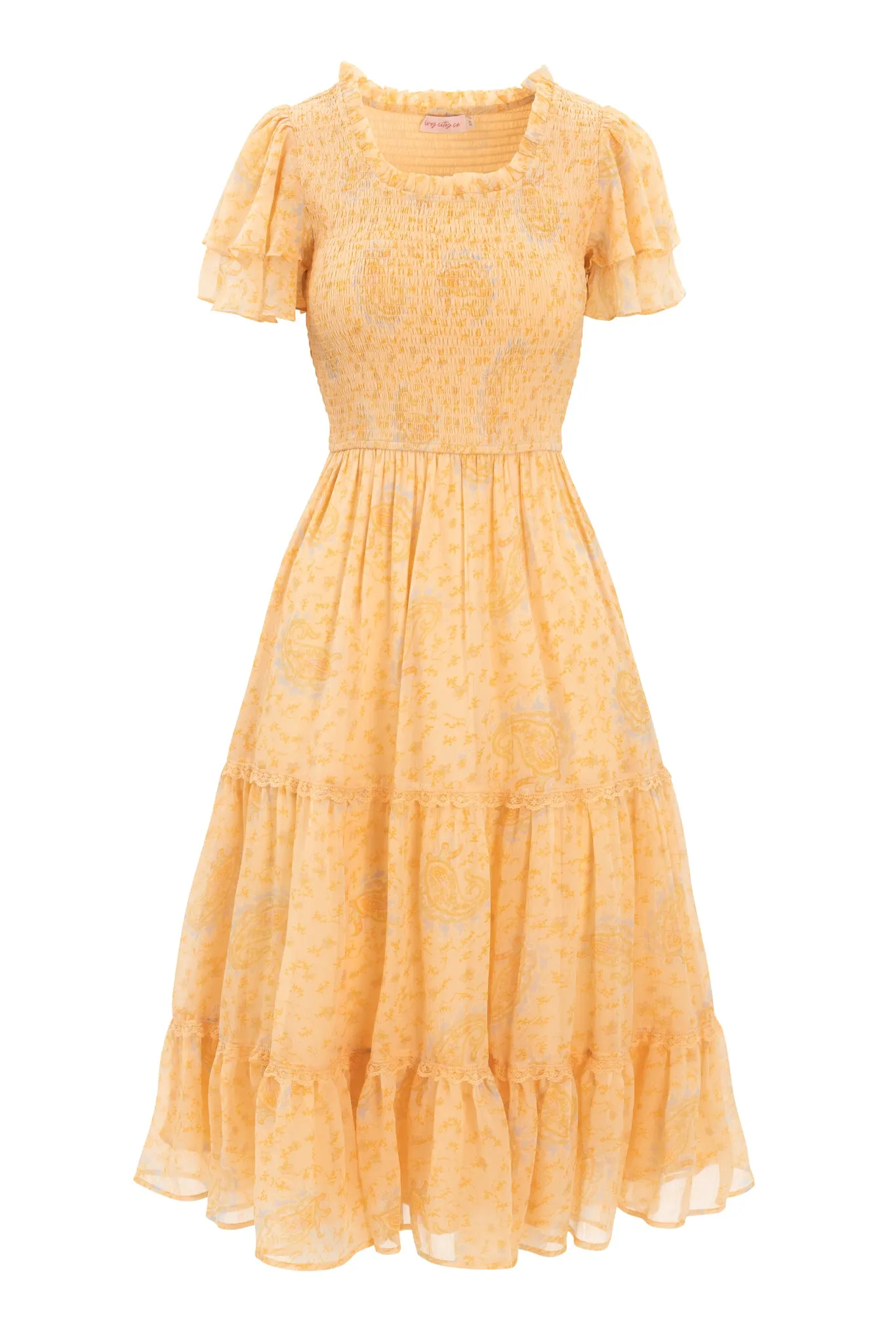 Meg Dress in Yellow - FINAL SALE sold by Ivy City Co