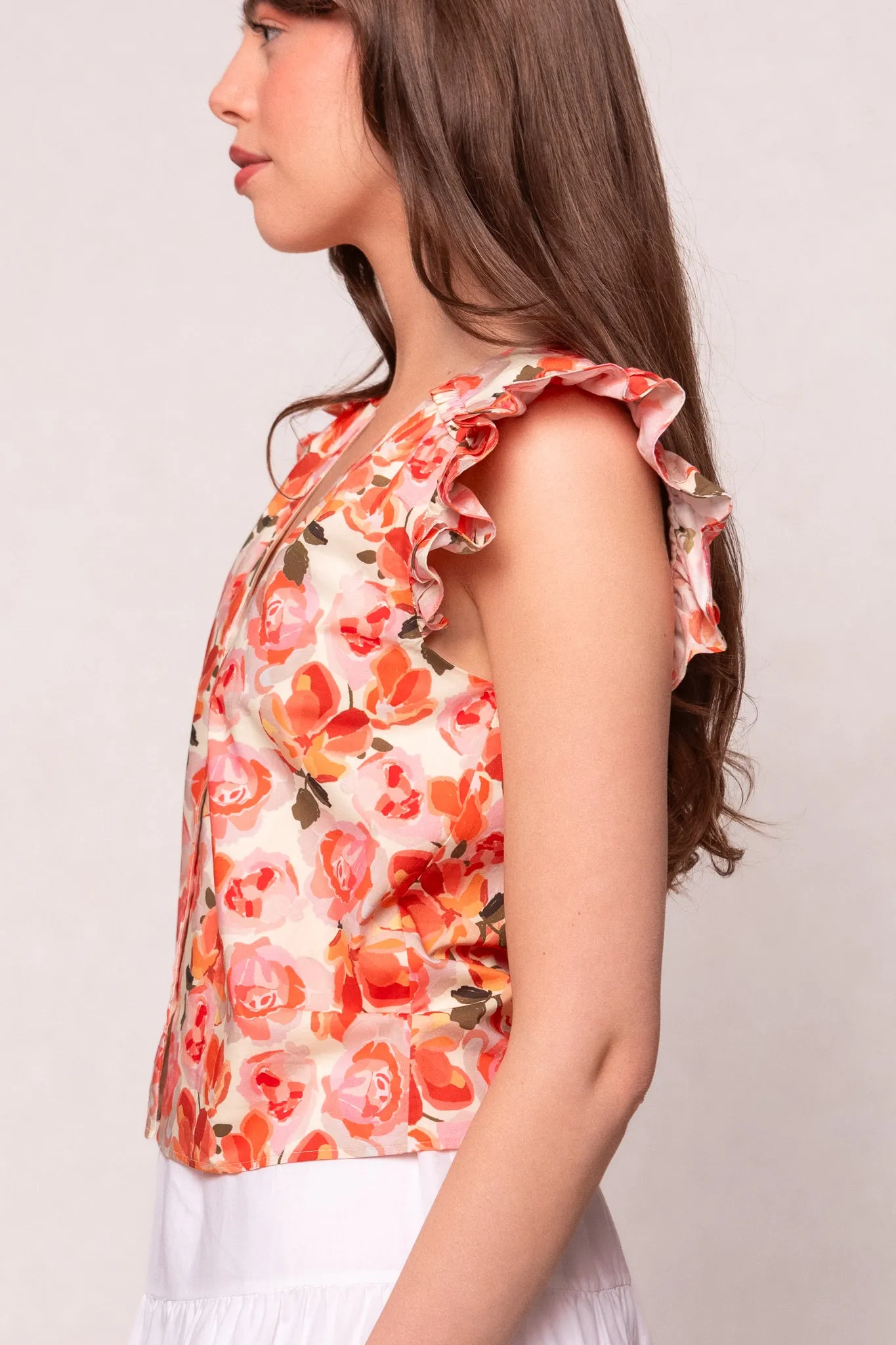 Lana Blouse in Pink Floral sold by Ivy City Co product image thumbnail 3