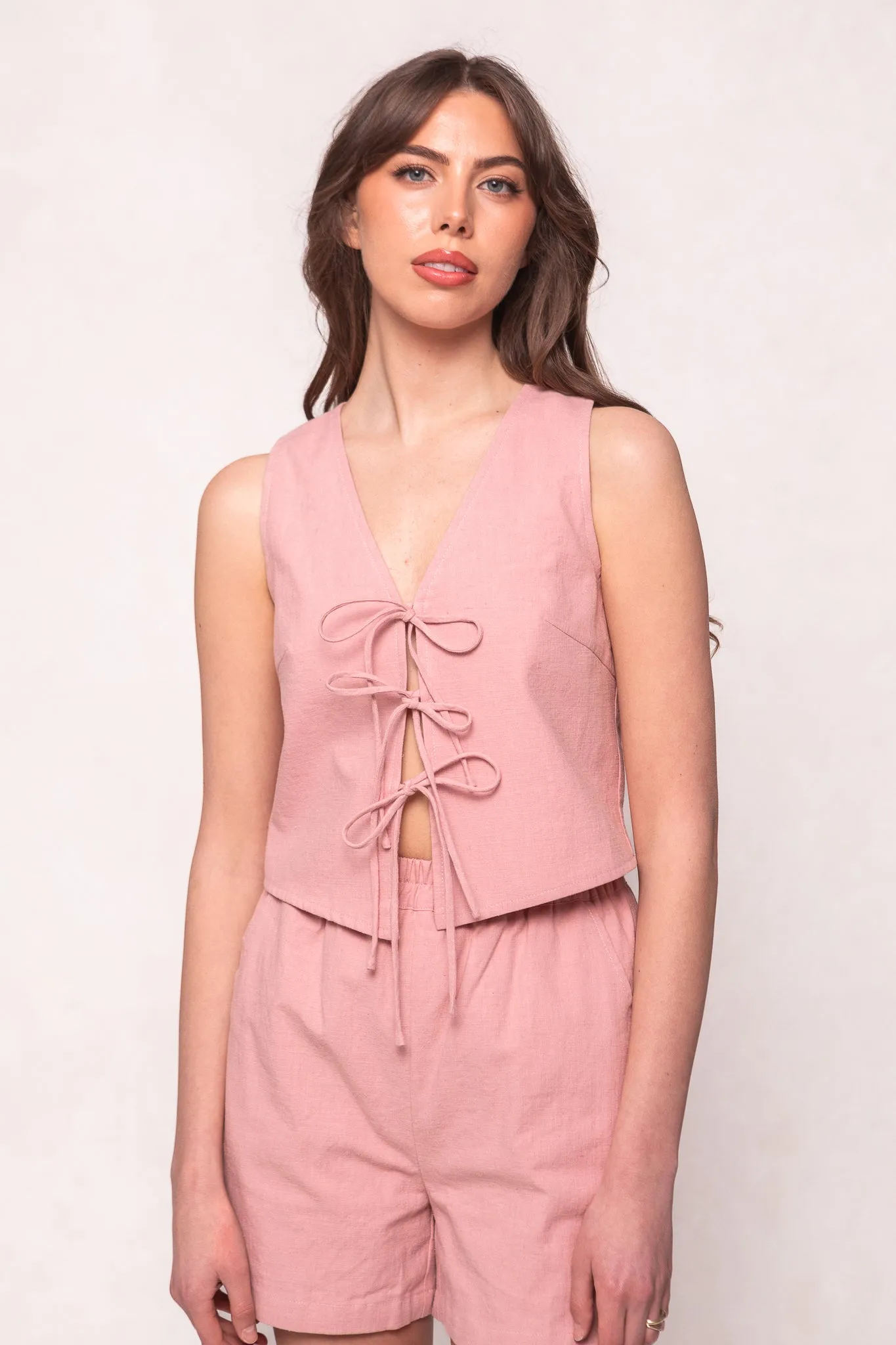 Skye Vest in Pink sold by Ivy City Co product image thumbnail 2