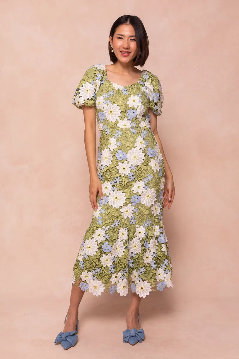Meadow Dress in Green - FINAL SALE sold by Ivy City Co product image thumbnail 5