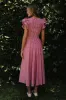 Hattie Dress in Red Gingham sold by Ivy City Co