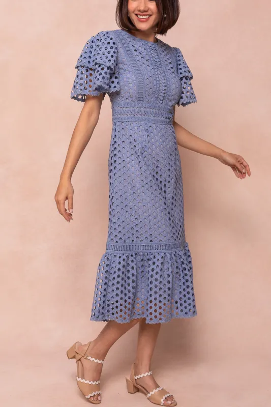 Vera Dress in Blue - FINAL SALE sold by Ivy City Co