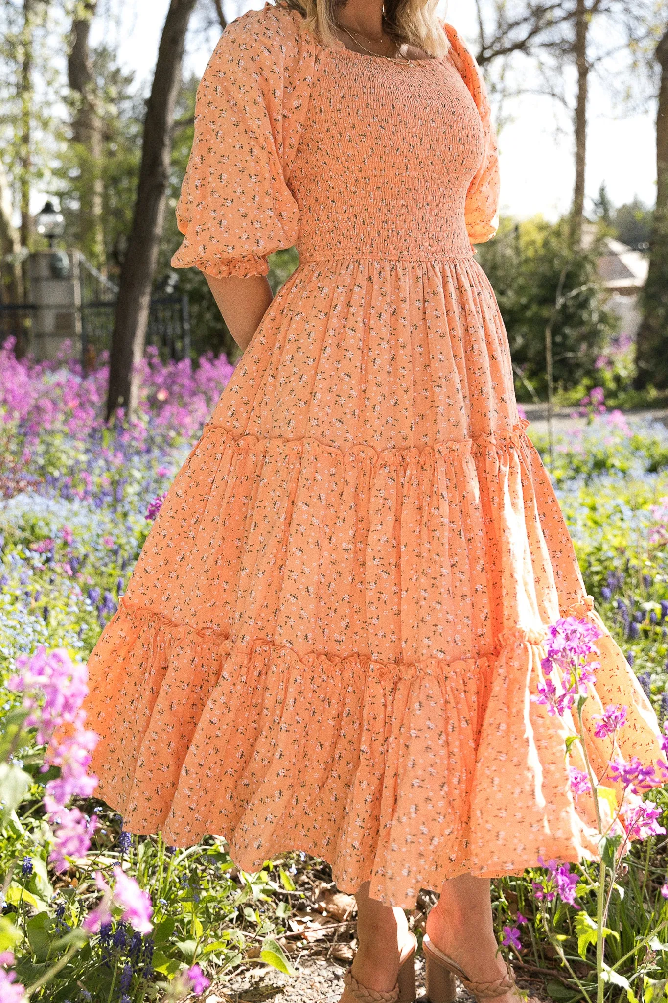 Madeline Dress in Sorbet sold by Ivy City Co product image thumbnail 4