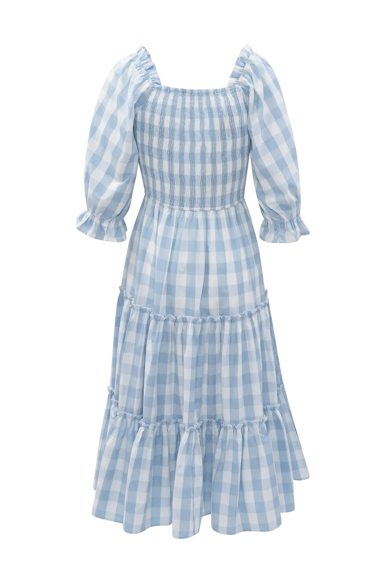 Mia Gingham Dress in Blue sold by Ivy City Co product image thumbnail 2