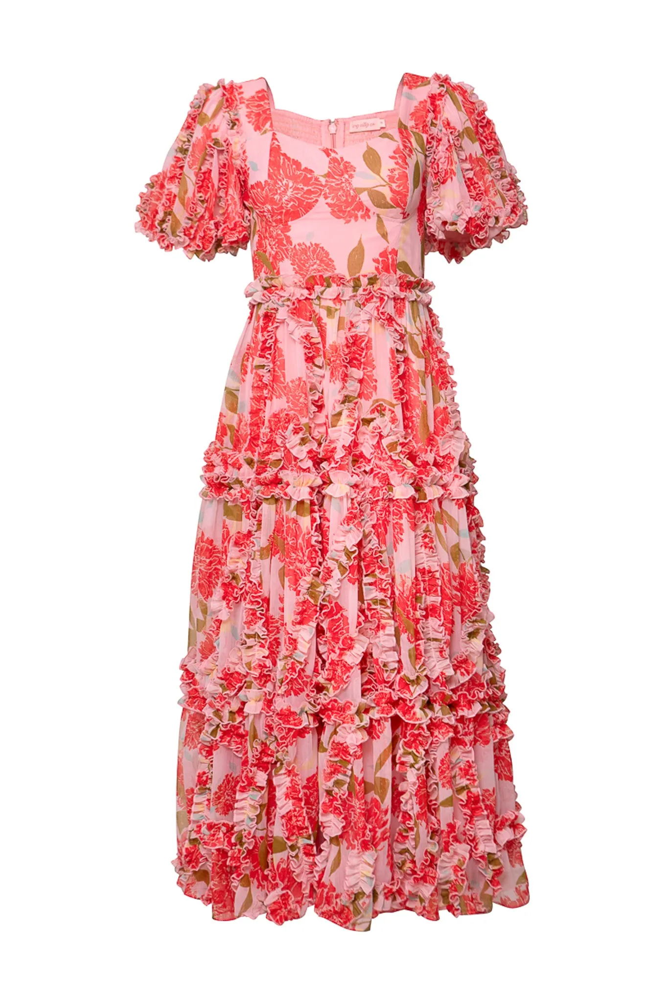 Layla Dress in Pink Floral sold by Ivy City Co product image thumbnail 2