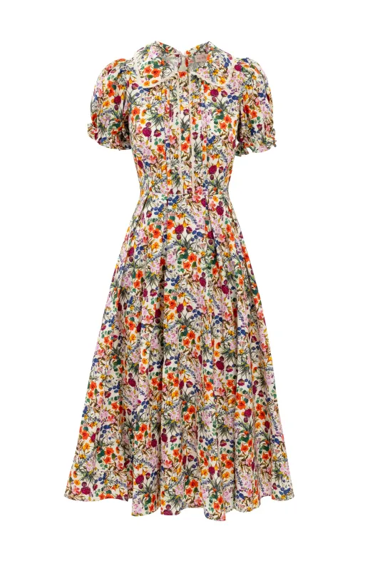 Sophia Dress in Multicolor Floral sold by Ivy City Co