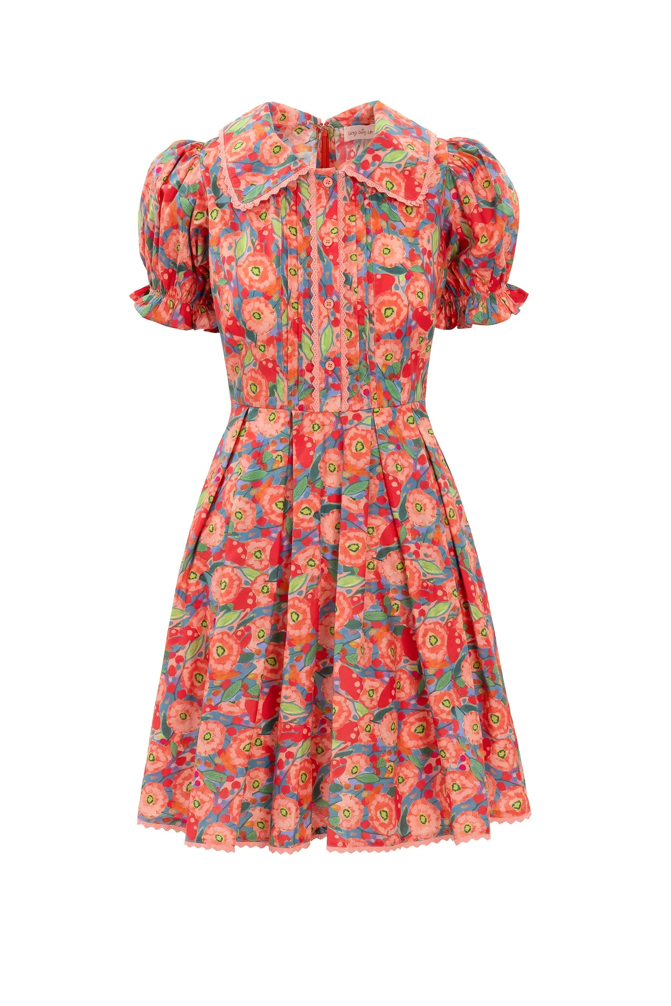 Sophia Short Dress in Poppy sold by Ivy City Co product image thumbnail 5