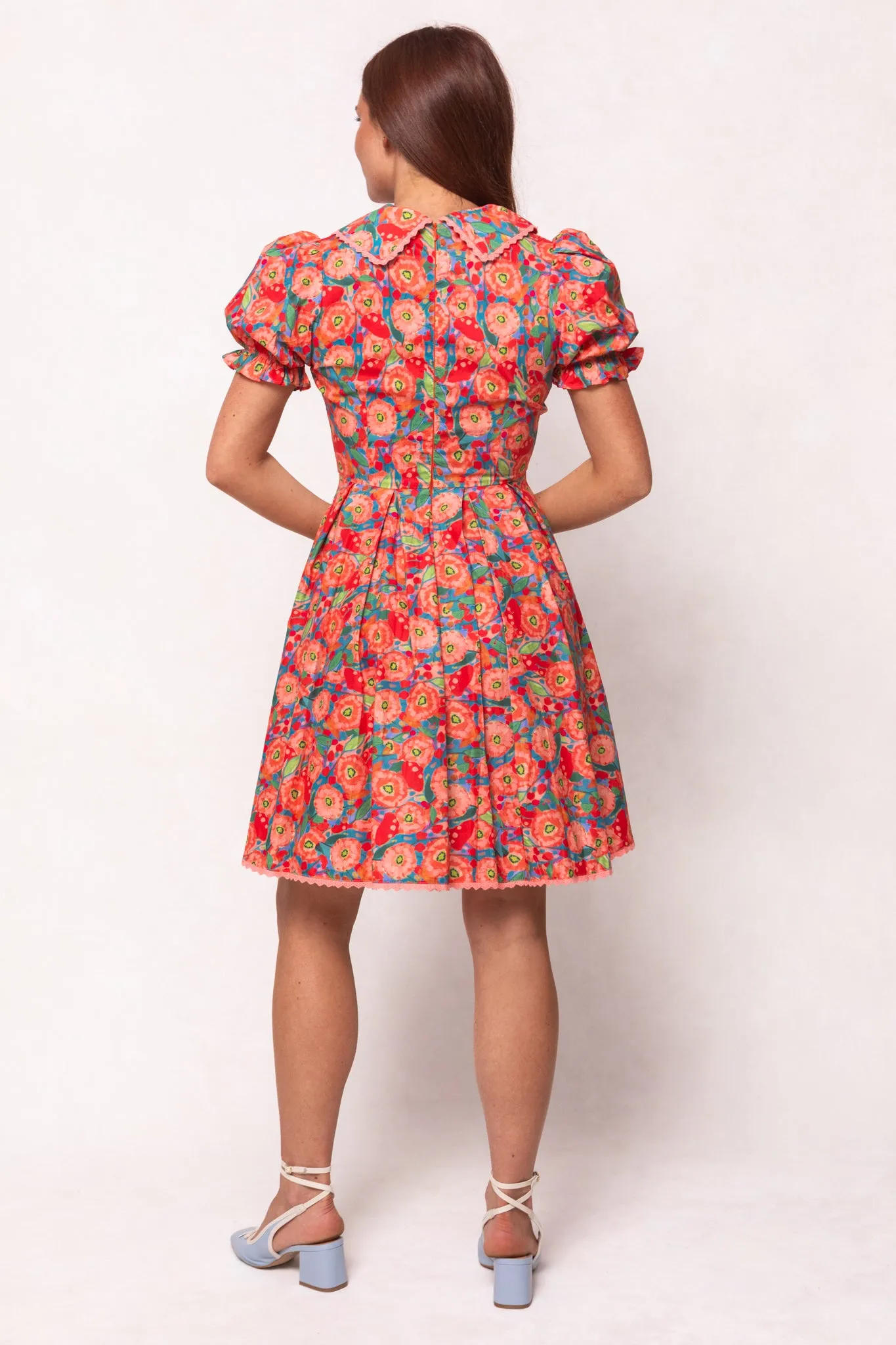 Sophia Short Dress in Poppy sold by Ivy City Co product image thumbnail 4