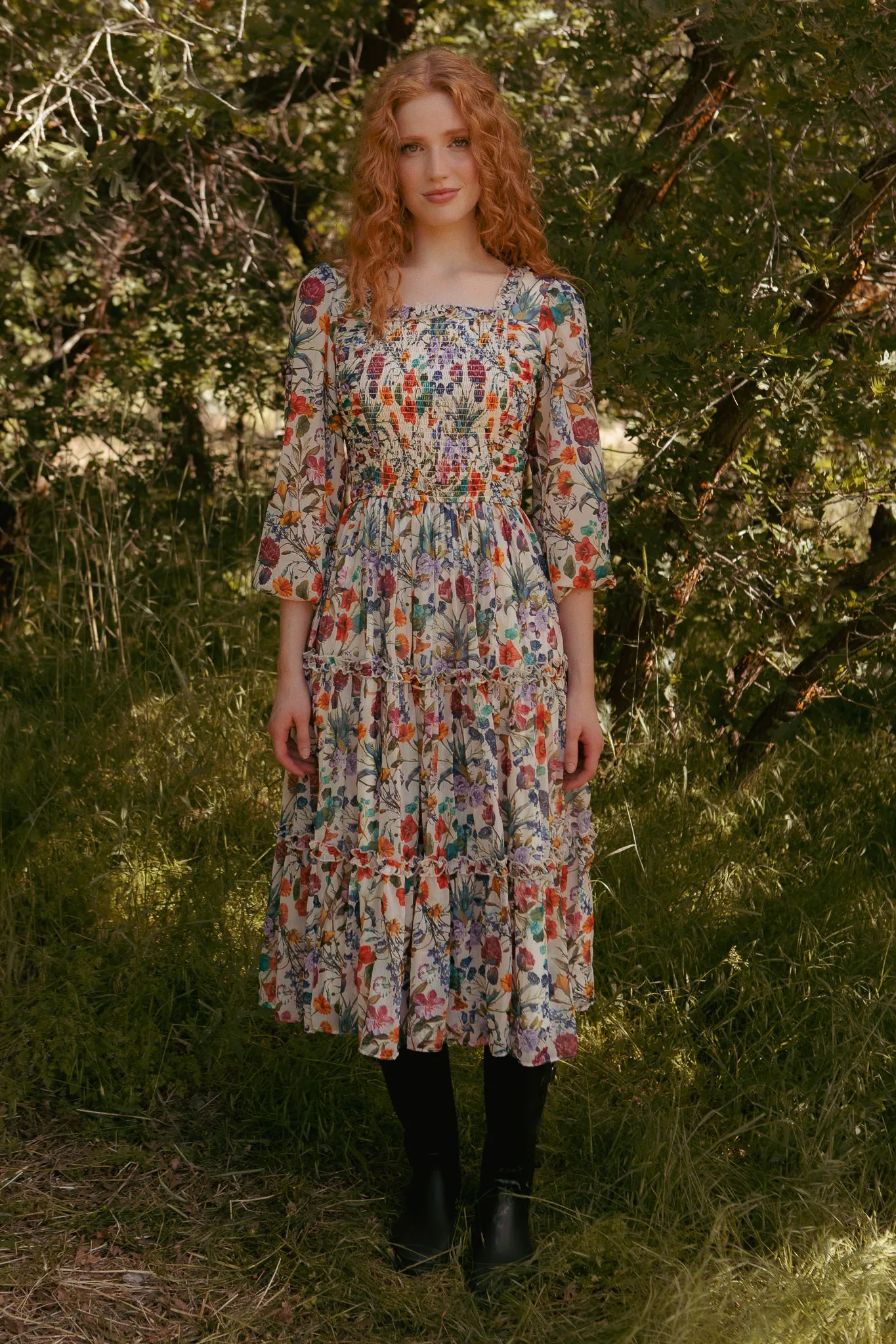 Selena Dress in Vivid Meadow sold by Ivy City Co product image thumbnail 2