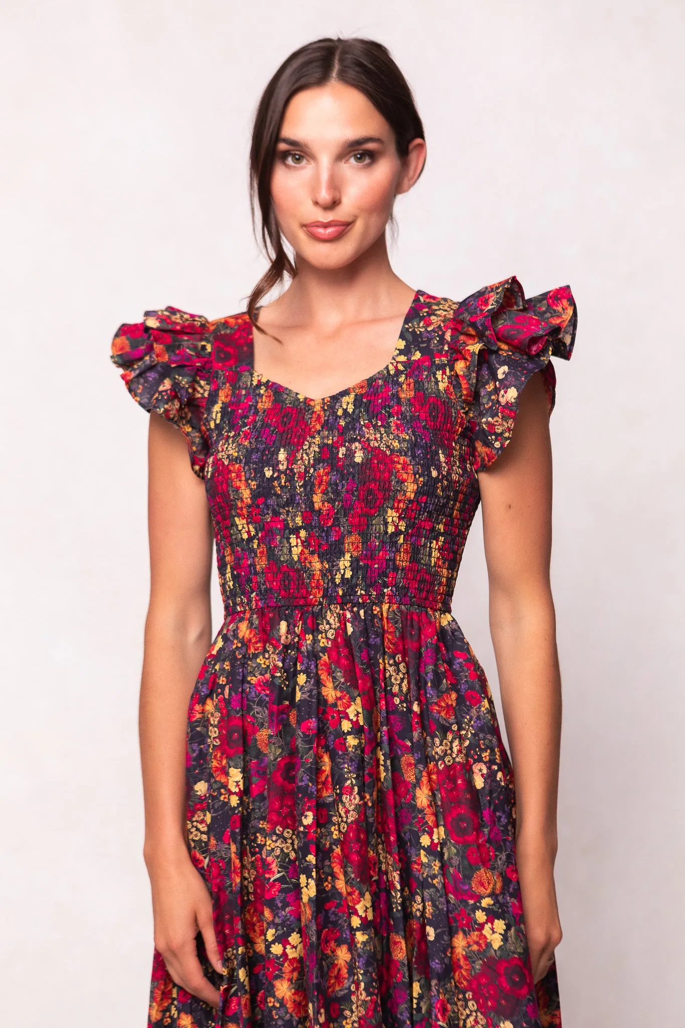 Hattie Dress in Night Garden sold by Ivy City Co product image thumbnail 5