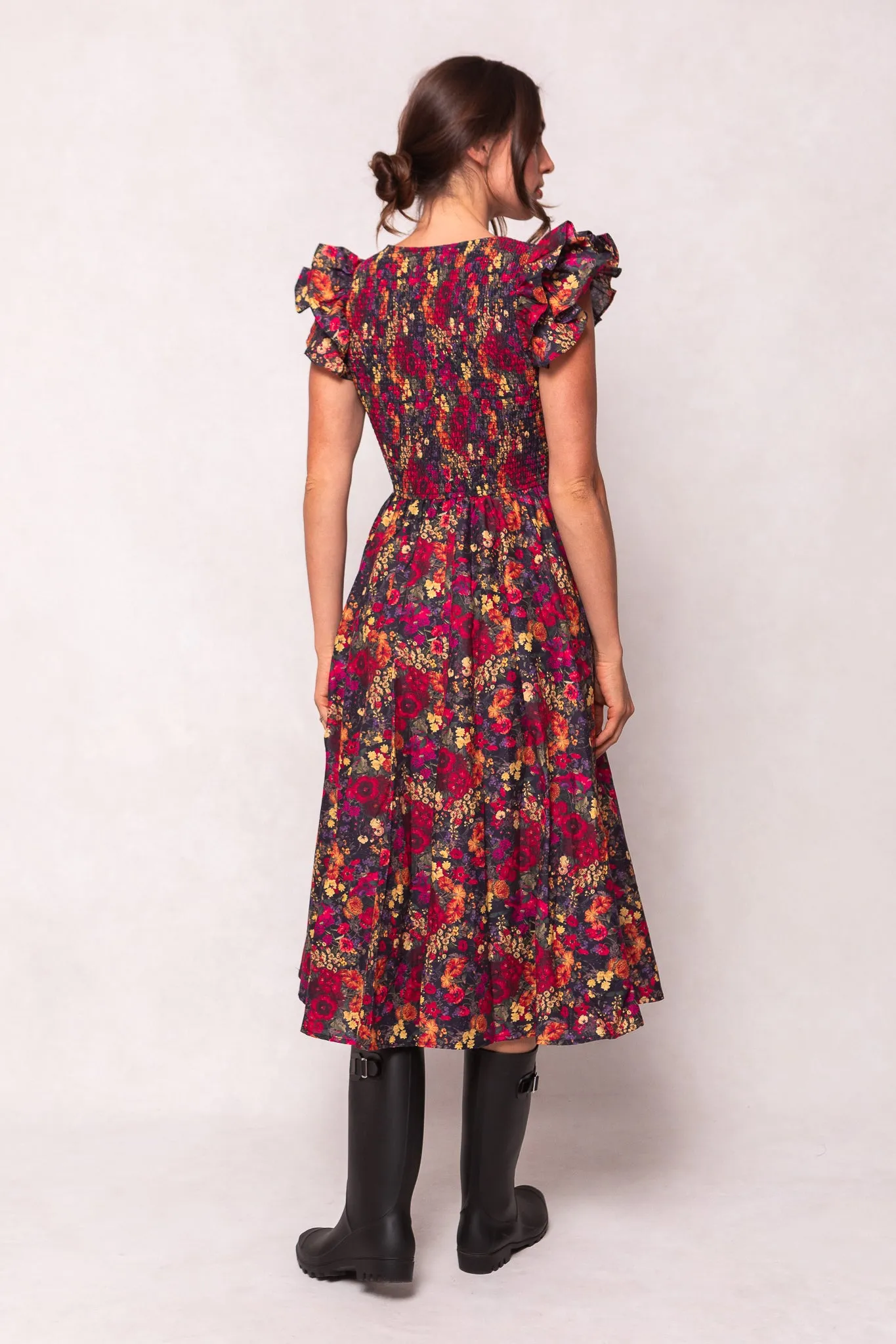 Hattie Dress in Night Garden sold by Ivy City Co product image thumbnail 4