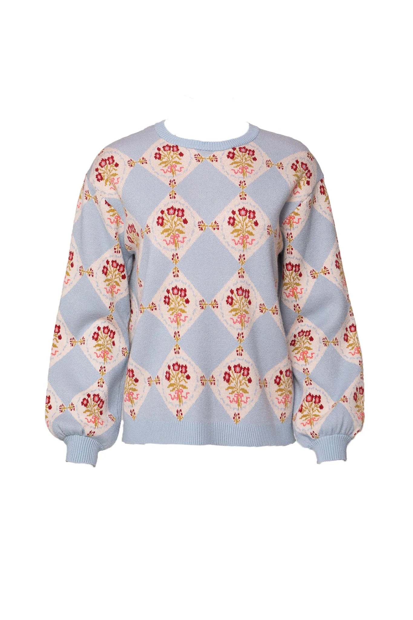 Vivienne Sweater in Mosaic Bloom sold by Ivy City Co