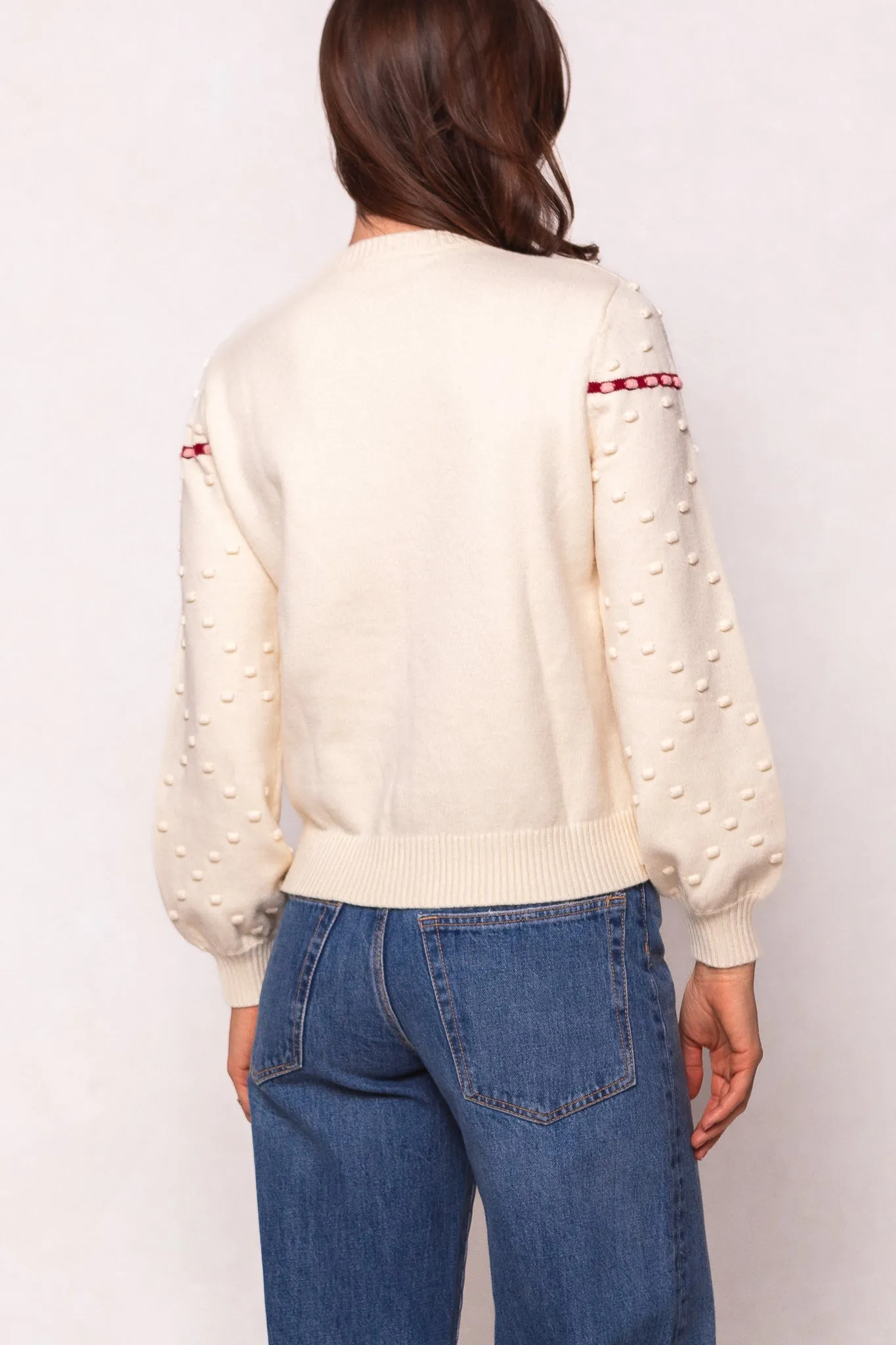 Sylvie Sweater in Cream sold by Ivy City Co product image thumbnail 4