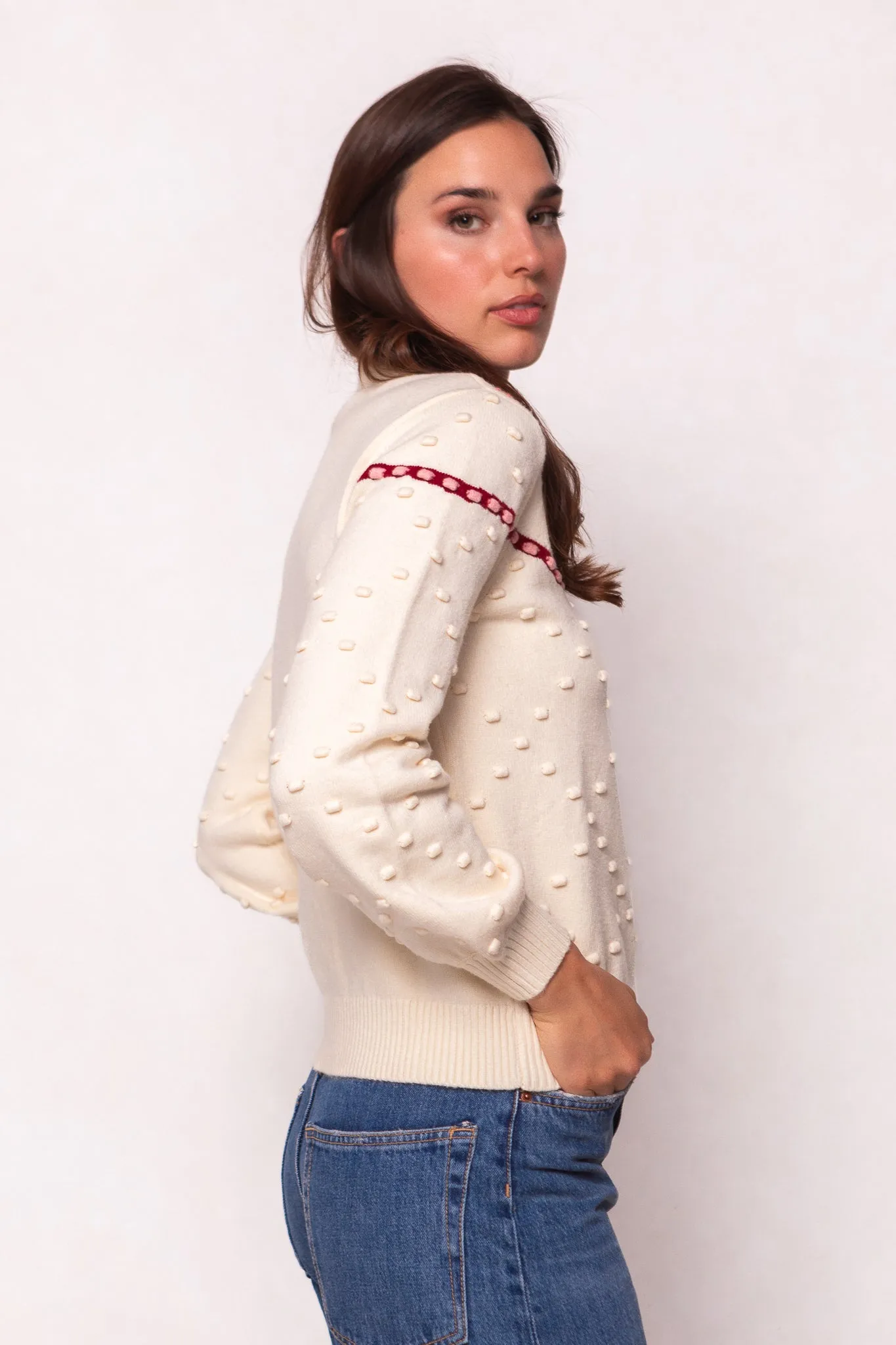 Sylvie Sweater in Cream sold by Ivy City Co product image thumbnail 5