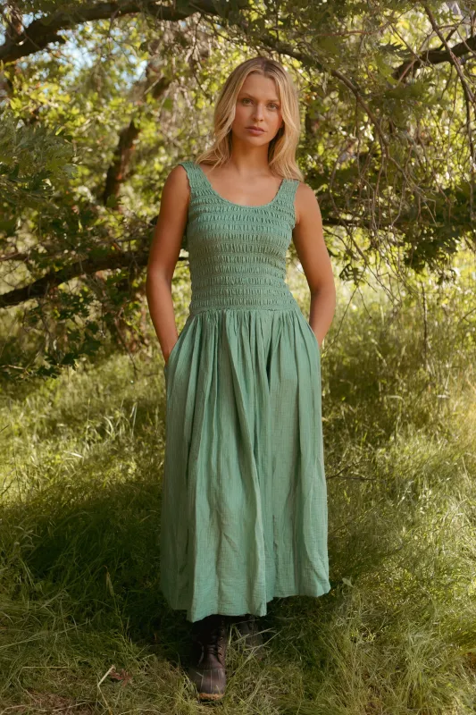 Marlow Dress in Green sold by Ivy City Co