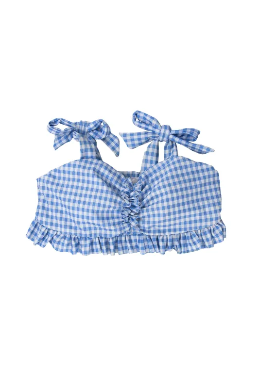 Mini Brandi Bandeau Top in Blakely Gingham sold by Ivy City Co