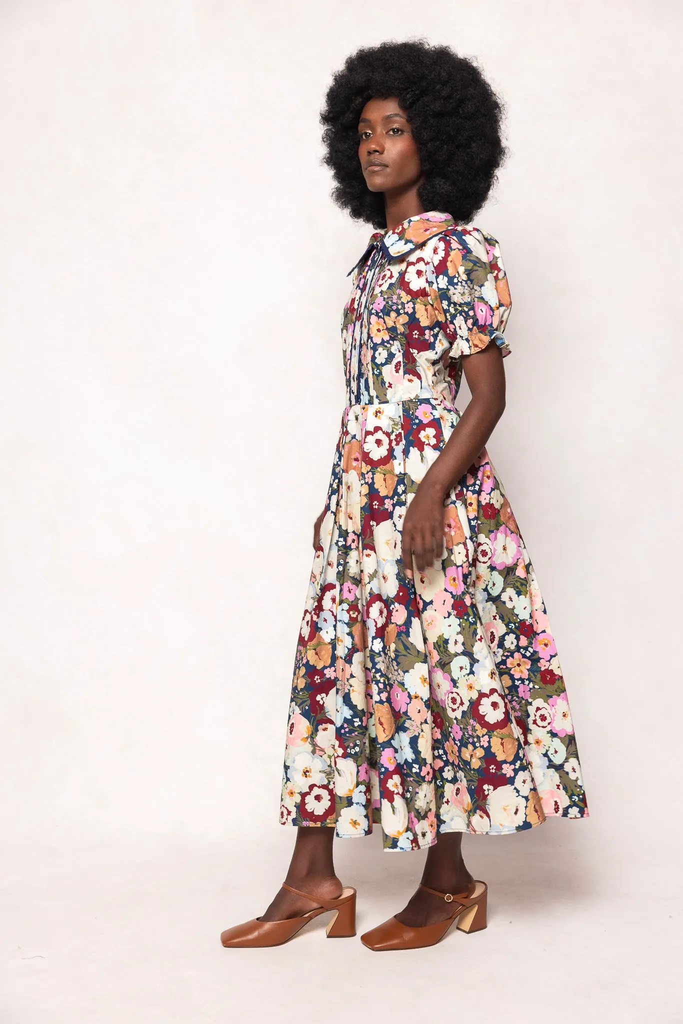 Sophia Dress in Midnight Garden sold by Ivy City Co product image thumbnail 2