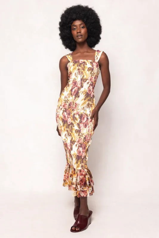 Mira Dress in Garden Rose sold by Ivy City Co