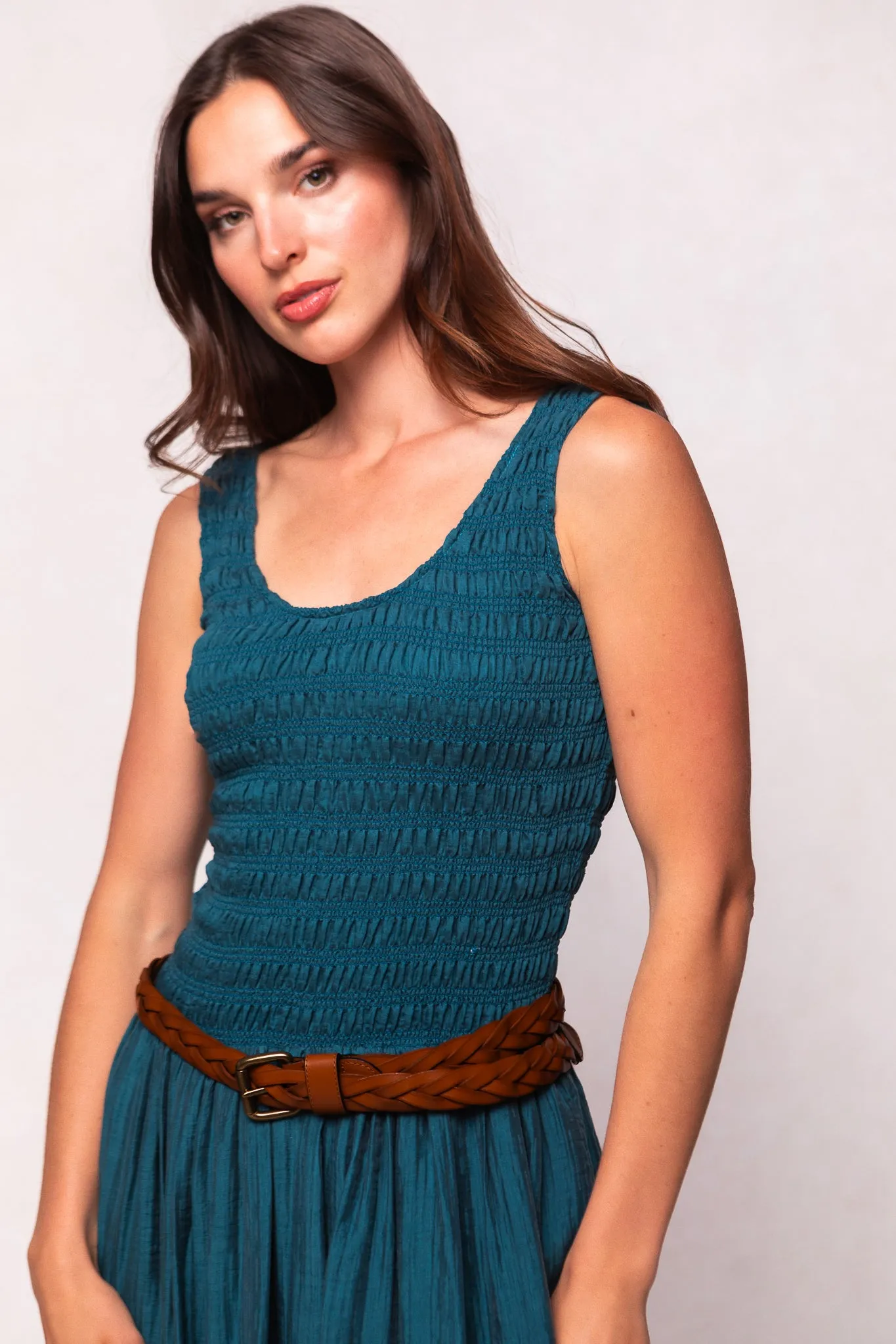 Marlow Dress in Teal sold by Ivy City Co product image thumbnail 3