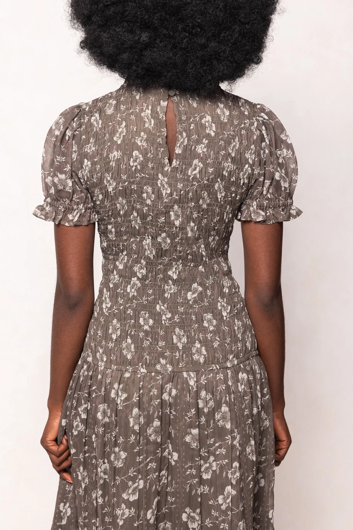 Jennifer Dress in Olive Blossom sold by Ivy City Co product image thumbnail 3