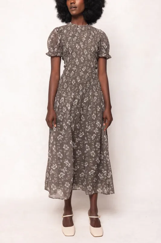 Jennifer Dress in Olive Blossom sold by Ivy City Co