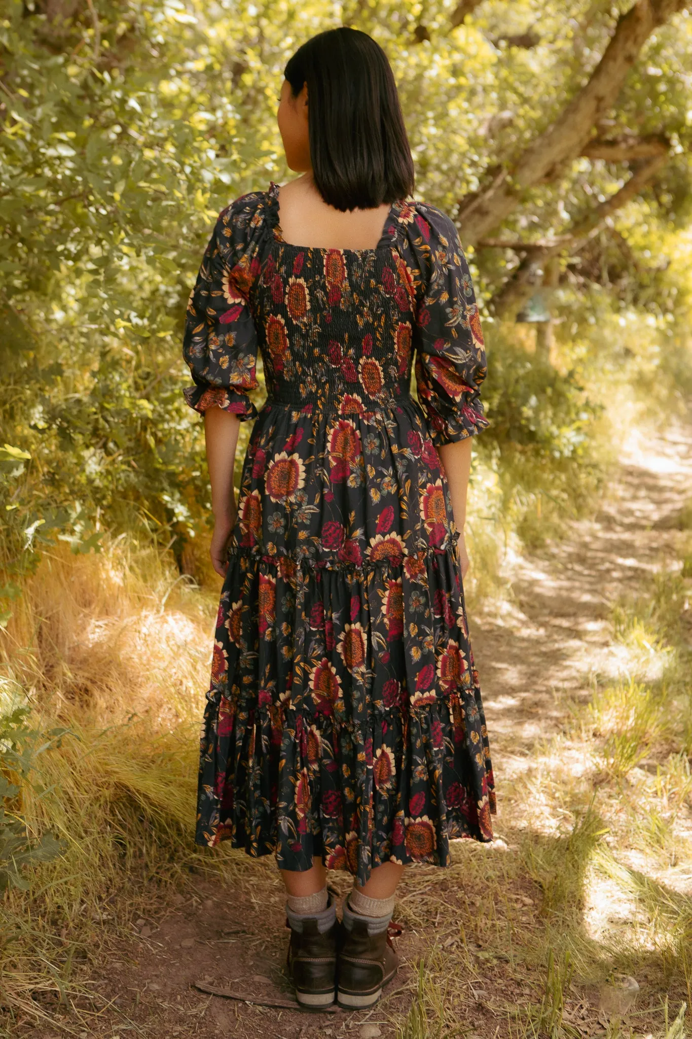 Madeline Dress in Moody Sunflower sold by Ivy City Co product image thumbnail 3