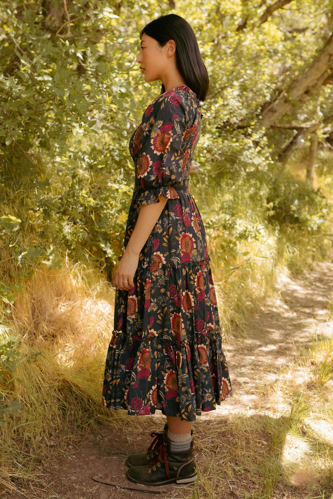 Madeline Dress in Moody Sunflower sold by Ivy City Co product image thumbnail 5