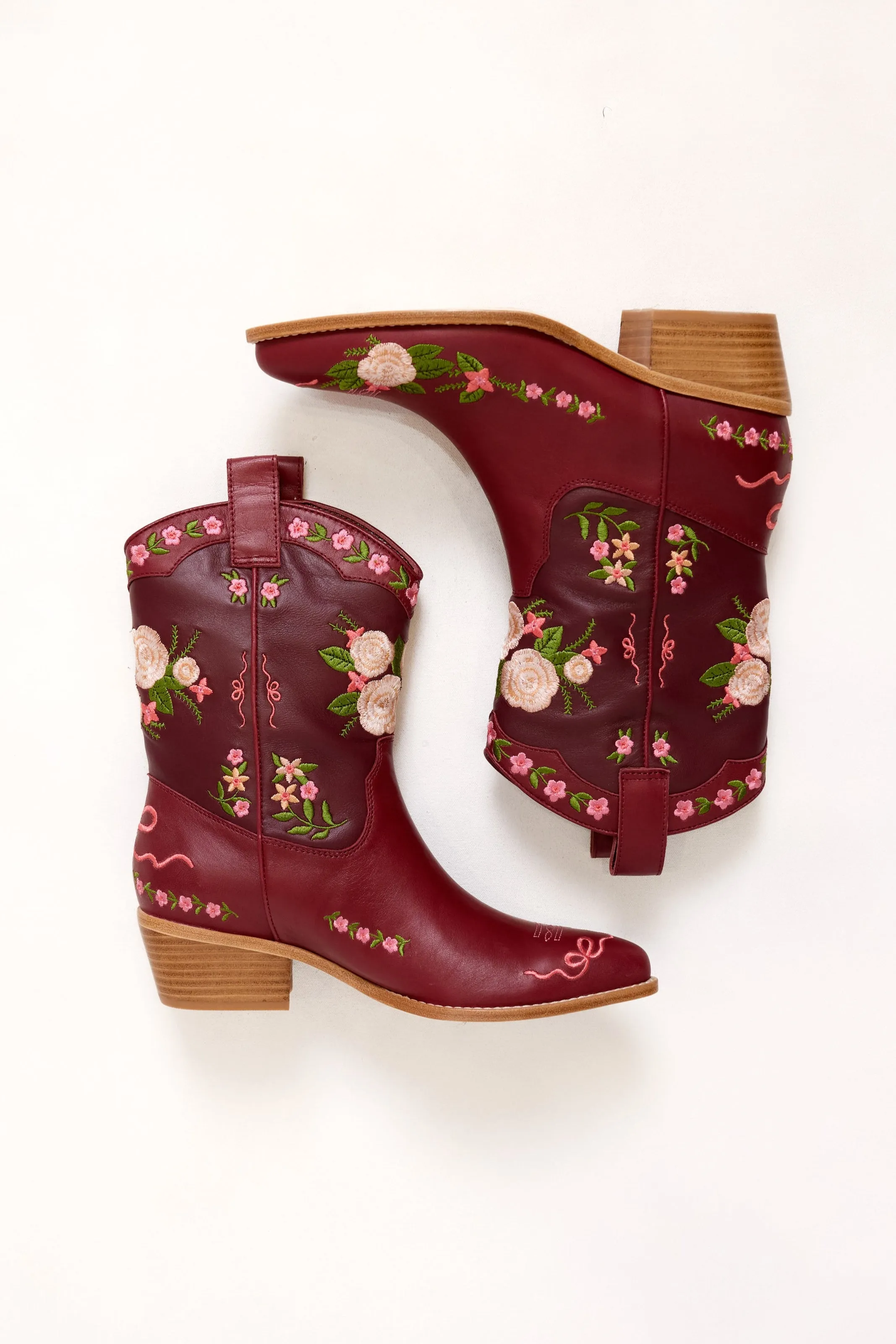 Sierra Bootie in Red sold by Ivy City Co product image thumbnail 4
