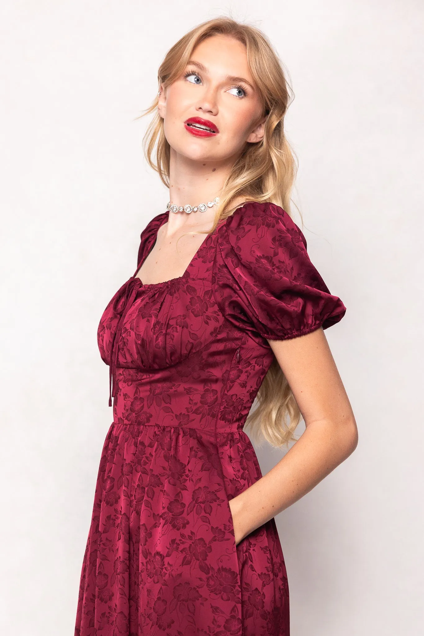 Amira Dress in Red sold by Ivy City Co product image thumbnail 2