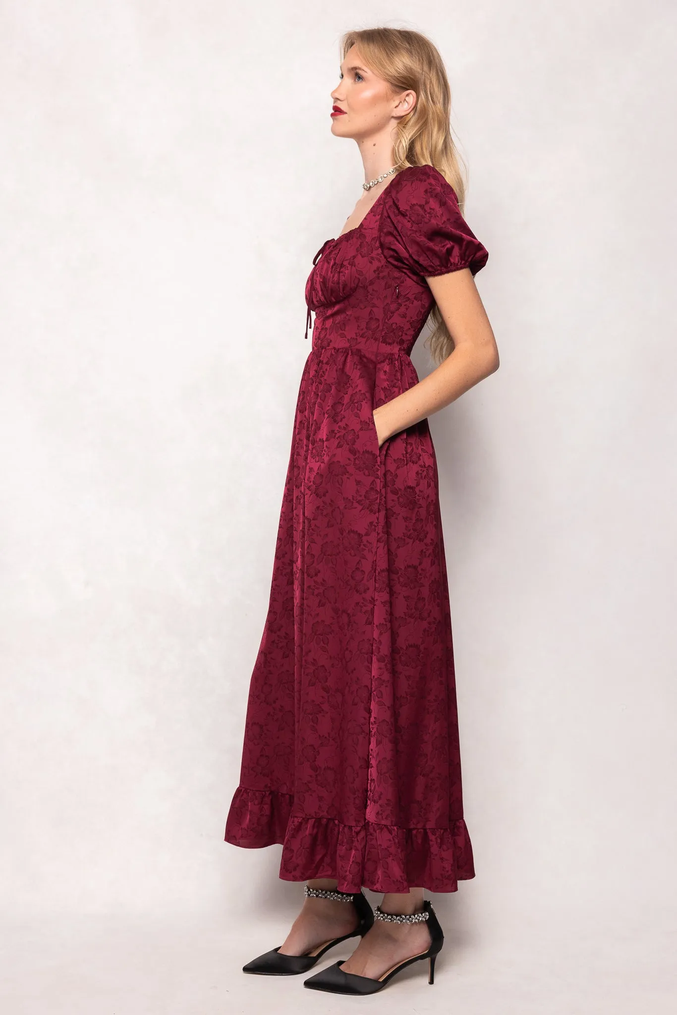 Amira Dress in Red sold by Ivy City Co product image thumbnail 4