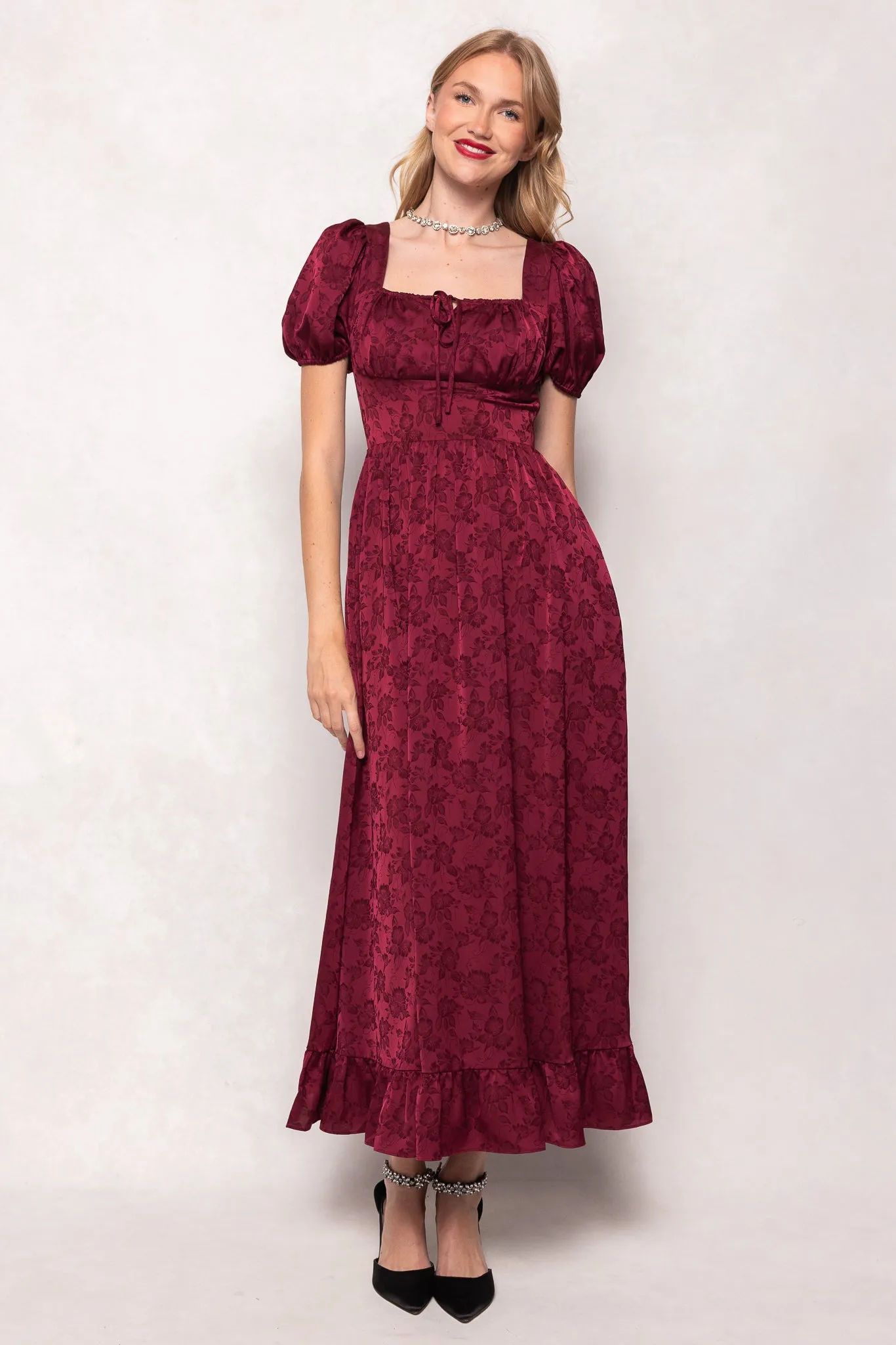 Amira Dress in Red sold by Ivy City Co