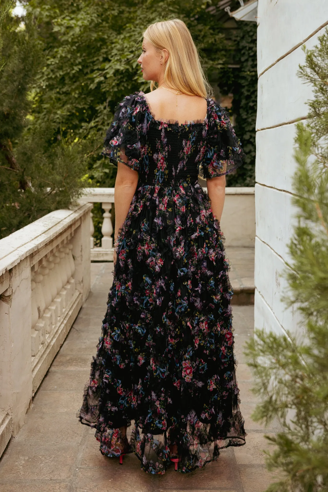 Florentina Dress in Obsidian Garden sold by Ivy City Co product image thumbnail 5