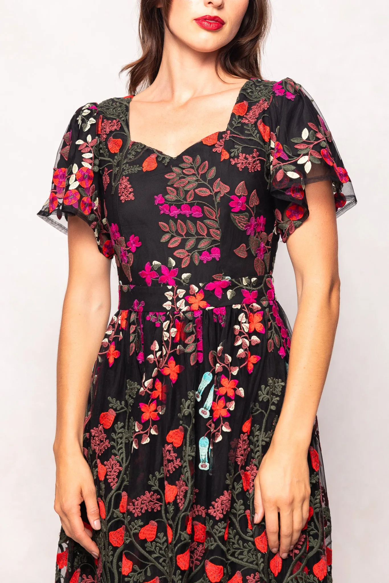 Flora Dress in Moonlit Blossom sold by Ivy City Co product image thumbnail 4