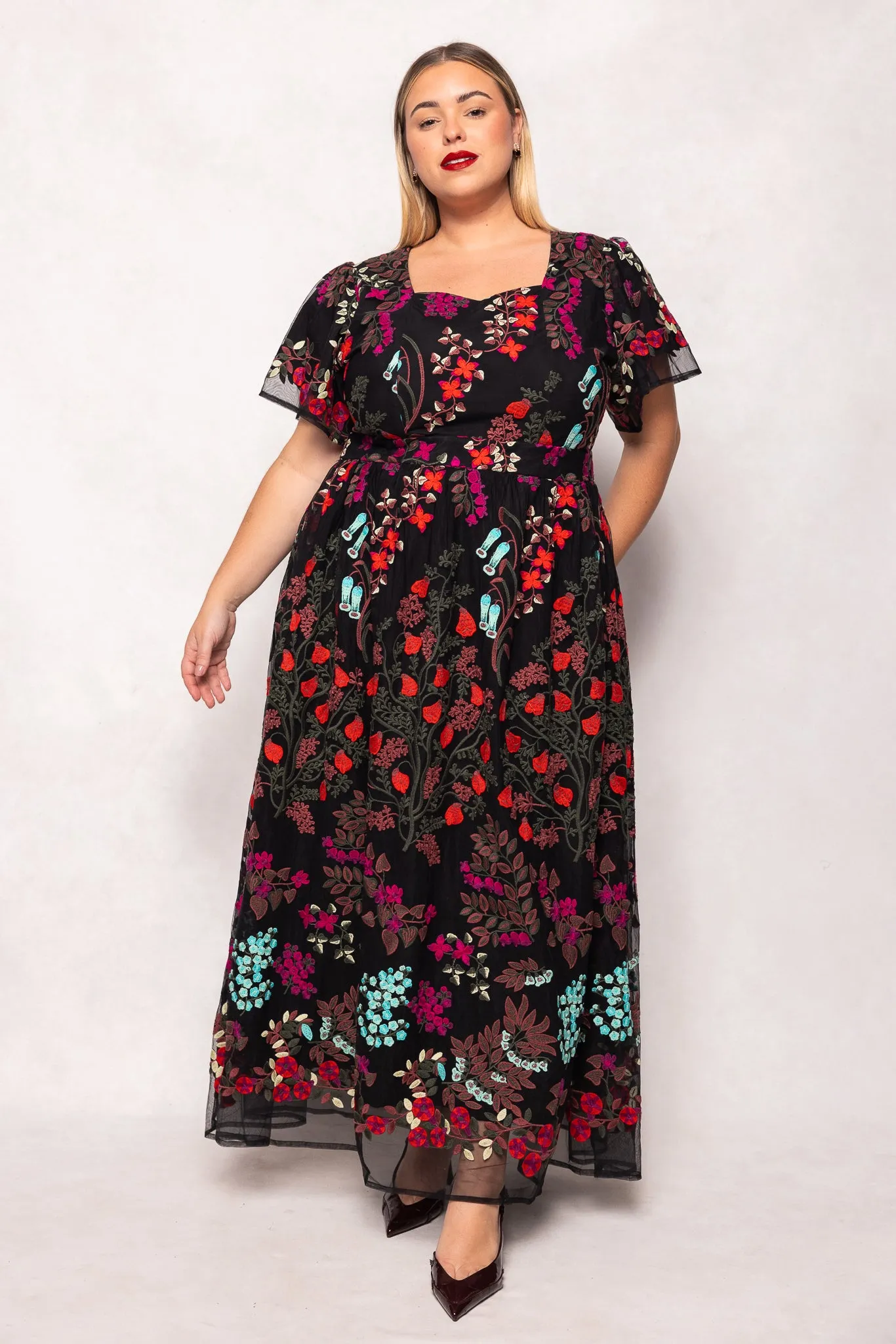 Flora Dress in Moonlit Blossom sold by Ivy City Co product image thumbnail 5