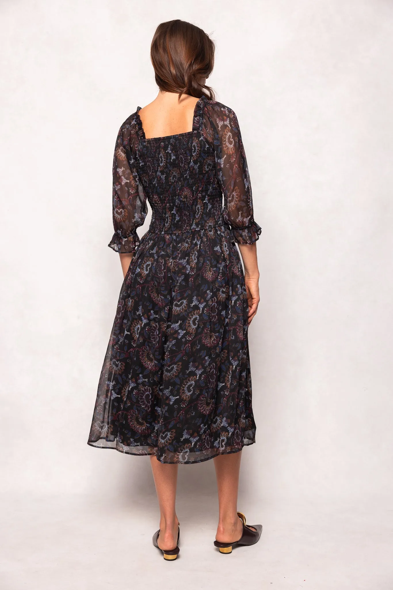 Maddison Dress in Enchanted Floral sold by Ivy City Co product image thumbnail 3