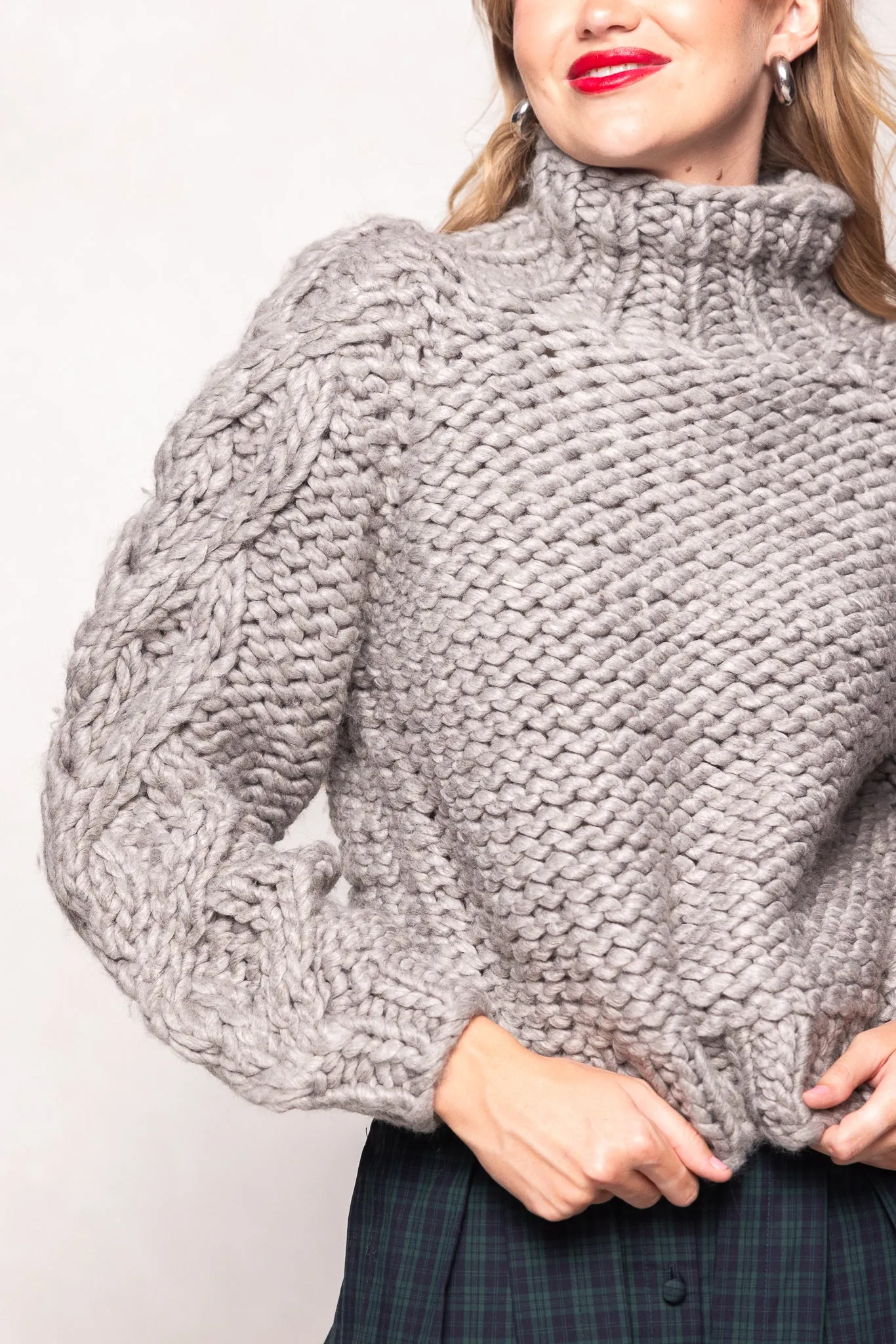 Allegra Sweater in Gray sold by Ivy City Co product image thumbnail 3